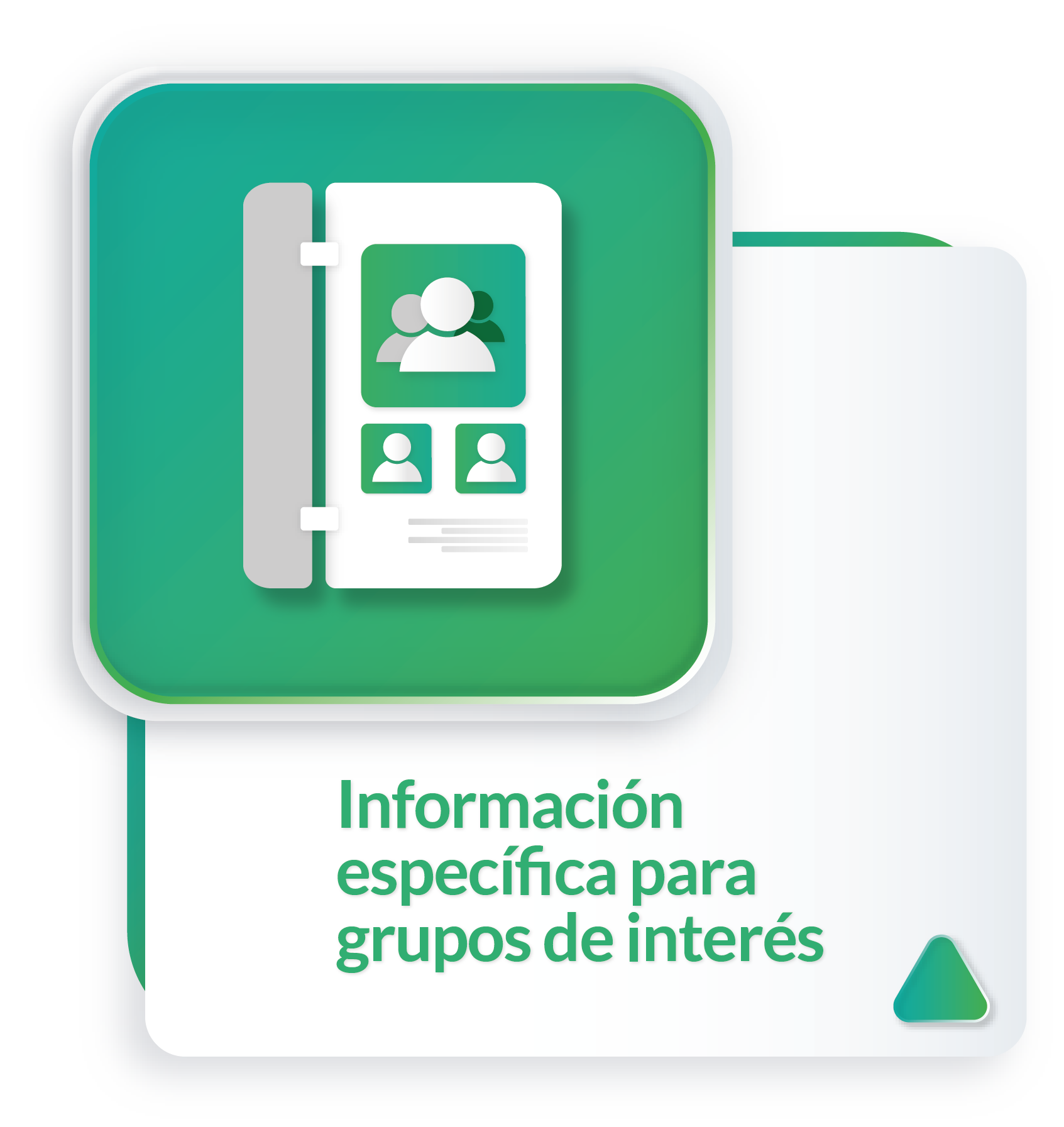 Información específica para grupos de interés