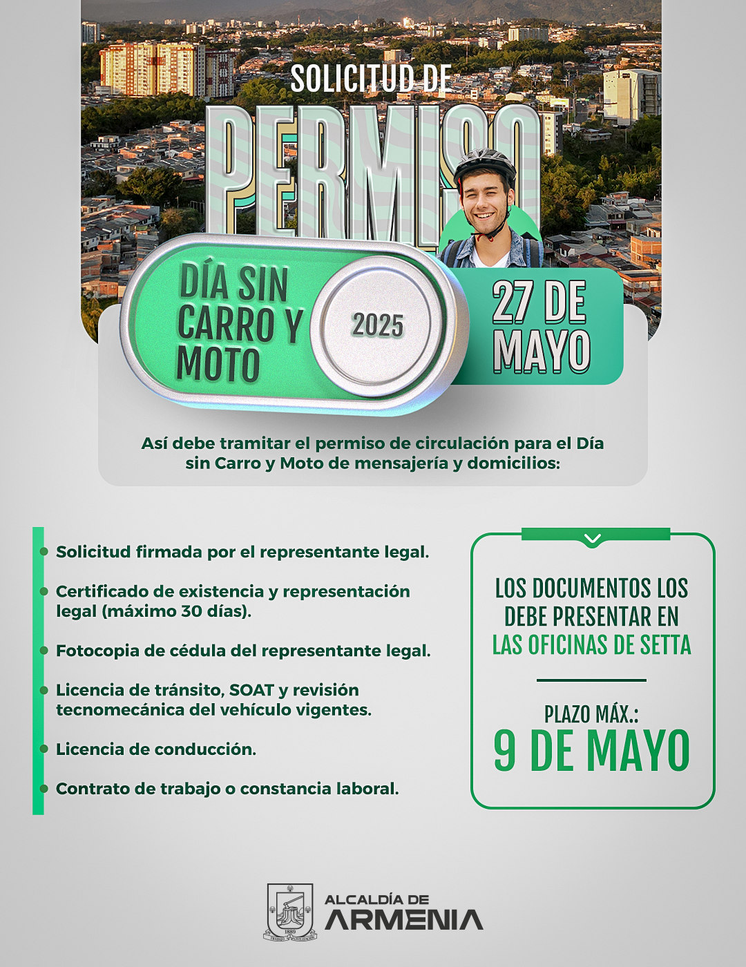 PT 2 DIA SIN CARRO PERMISOS